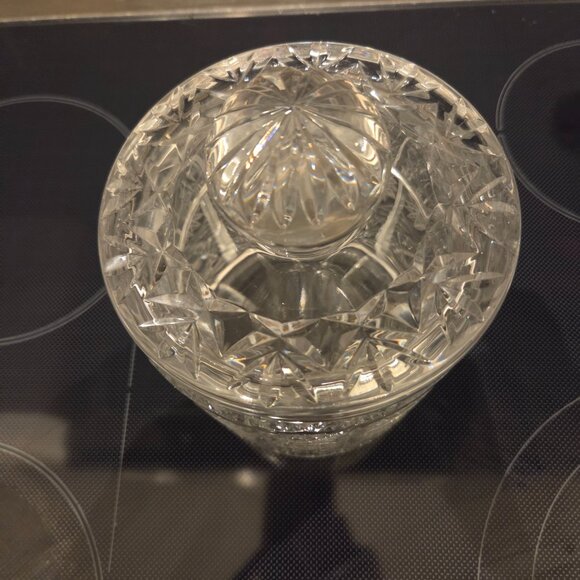 Beautiful Cut Crystal Jar With Lid - Picture 5 of 5